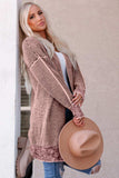 Heathered Open Front Longline Cardigan - Trendsi - Flyclothing LLC