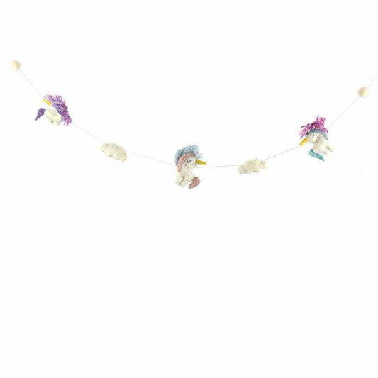 Felt Unicorn Garland - Global Groove - Global Groove - Flyclothing LLC