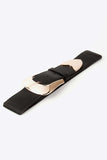 Elastic Wide PU Belt - Trendsi - Flyclothing LLC