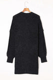 Heathered Open Front Longline Cardigan - Trendsi - Flyclothing LLC
