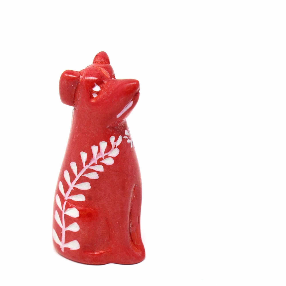 Soapstone Tiny Dogs - Assorted Pack of 5 Colors - SMOLArt - Flyclothing LLC