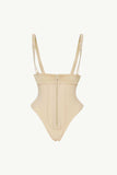 Full Size Adjustable Strap Zip-Up Shaping Bodysuit - Trendsi - Flyclothing LLC