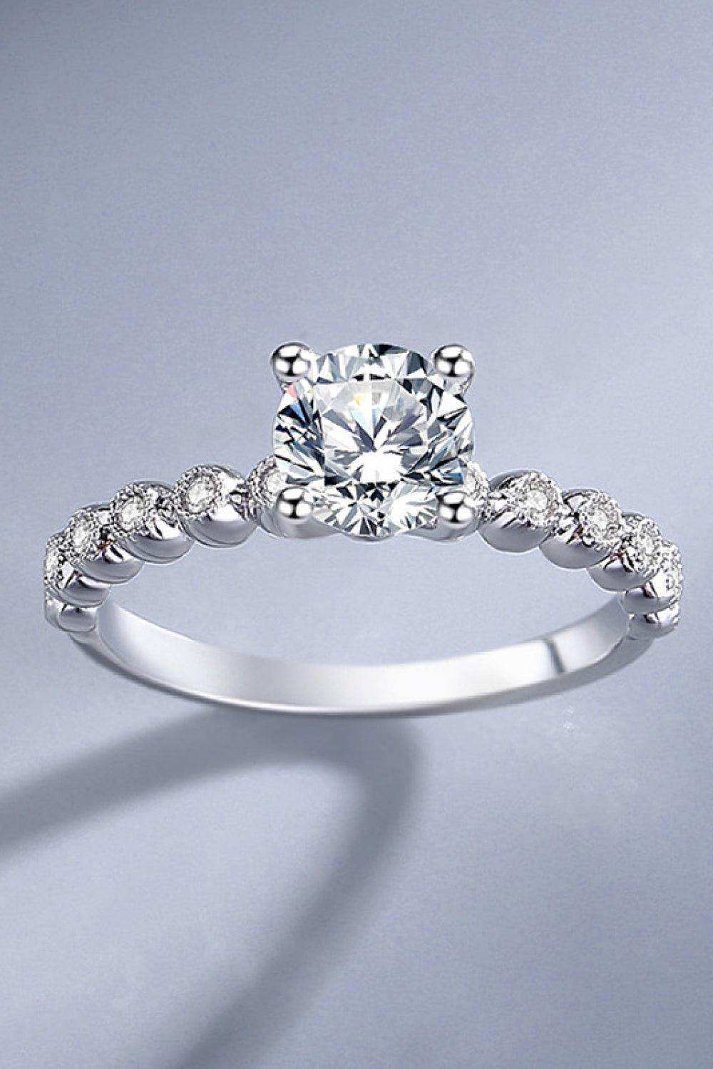 Classic 4-Prong Moissanite Ring - Trendsi - Flyclothing LLC
