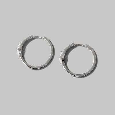 Inlaid Zircon 925 Sterling Silver Earrings - Trendsi - Flyclothing LLC