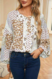 Printed Button Up Long Sleeve Shirt - Trendsi - Flyclothing LLC