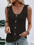 Full Size Scoop Neck Sleeveless Tank Top - Trendsi - Flyclothing LLC