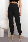 High Waist Cargo Pants - Trendsi - Flyclothing LLC
