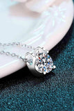 Moissanite 925 Sterling Silver Necklace - Trendsi - Flyclothing LLC