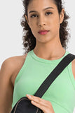 Racerback Cropped Sports Tank - Trendsi - Flyclothing LLC