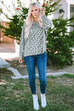 Leopard Round Neck Long Sleeve T-Shirt - Trendsi - Flyclothing LLC