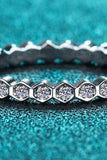 Moissanite 925 Sterling Silver Eternity Ring - Trendsi - Flyclothing LLC