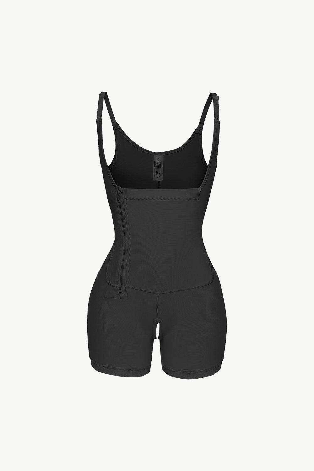 Full Size Side Zipper Under-Bust Shaping Bodysuit - Trendsi - Flyclothing LLC