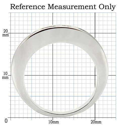 Alamode Rhodium + Ruthenium Brass Ring with AAA Grade CZ in Jet - Alamode - Flyclothing LLC