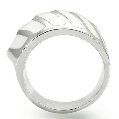 Alamode Rhodium Brass Ring with No Stone - Alamode - Flyclothing LLC