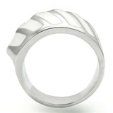 Alamode Rhodium Brass Ring with No Stone - Alamode - Flyclothing LLC