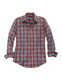 Tin Haul MENS HIGHWAY PLAID LONG SLEEVE WESTERN BUTTON DOWN SHIRT - Tin Haul - Flyclothing LLC