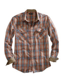 Tin Haul MENS LONG SLEEVE SNAP DUSTY OMBRE WESTERN SHIRT - Tin Haul - Flyclothing LLC