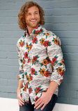 Tin Haul MENS LONG SLEEVE SNAP LANDSCAPE TROPICAL WESTERN SHIRT - Tin Haul - Flyclothing LLC