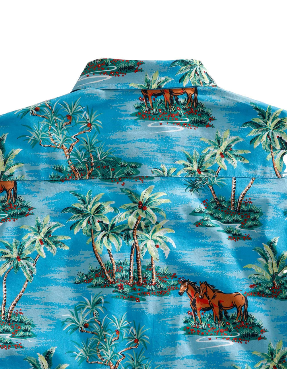 Tin Haul MENS LONG SLEEVE SNAP VINTAGE HAWAIIAN PRINT WESTERN SHIRT - Tin Haul - Flyclothing LLC