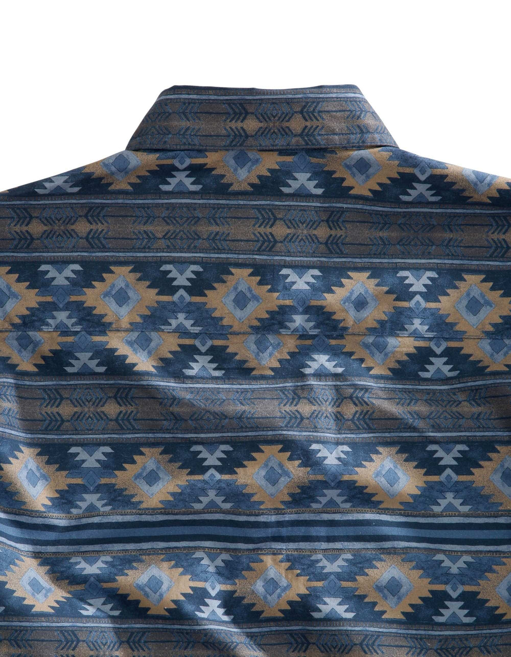 Tin Haul MENS LONG SLEEVE SNAP INDIGO AZTEC WESTERN SHIRT - Tin Haul - Flyclothing LLC