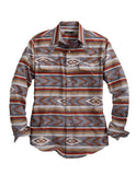 Tin Haul MENS LONG SLEEVE SNAP ARROWHEAD SERAPE WESTERN SHIRT - Tin Haul - Flyclothing LLC