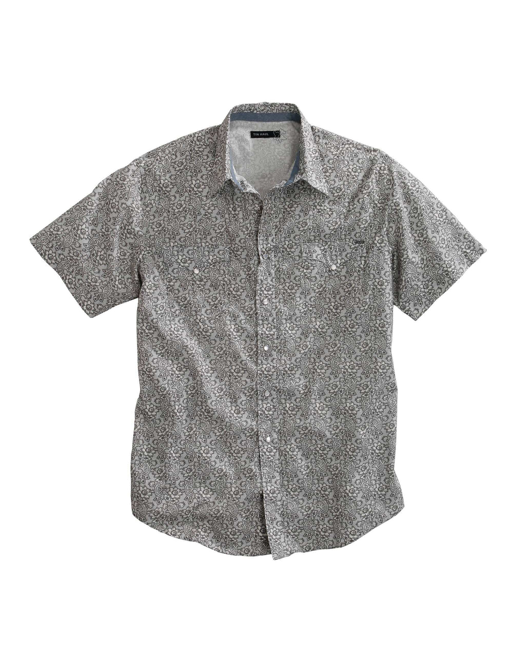 Tin Haul MENS SHORT SLEEVE SNAP VINTAGE FLORAL WESTERN SHIRT - Tin Haul - Flyclothing LLC