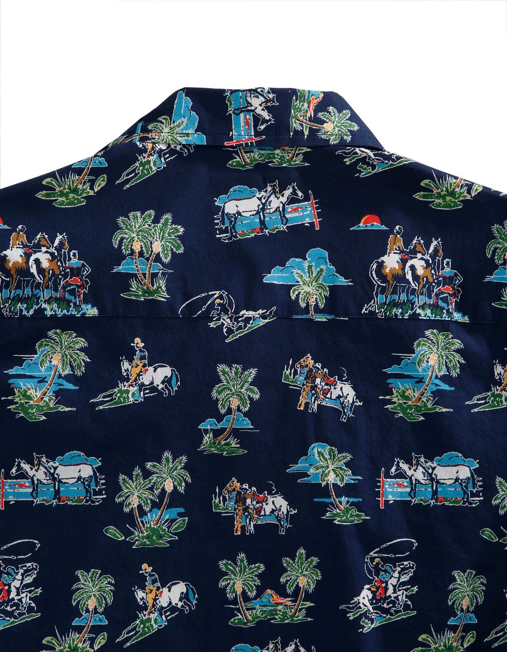 Tin Haul MENS SHORT SLEEVE SNAP COWBOY TROPICS WESTERN SHIRT - Tin Haul - Flyclothing LLC