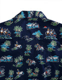 Tin Haul MENS SHORT SLEEVE SNAP COWBOY TROPICS WESTERN SHIRT - Tin Haul - Flyclothing LLC
