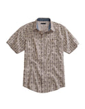 Tin Haul MENS SHORT SLEEVE SNAP FRONTIER WALLPAPER STRIPE WESTERN SHIRT - Tin Haul - Flyclothing LLC