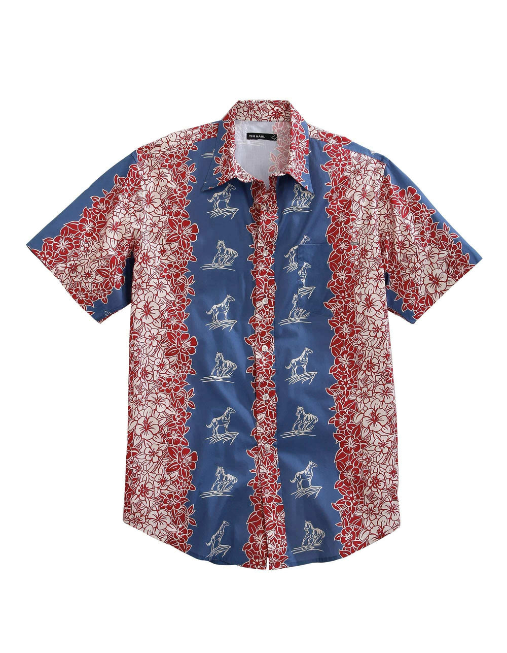 Tin Haul MENS SHORT SLEEVE SNAP PANIOLO TROPICAL WESTERN SHIRT - Tin Haul - Flyclothing LLC