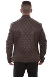 Scully CHOCOLATE QUILTED JACKET - Scully Leather - Flyclothing LLC