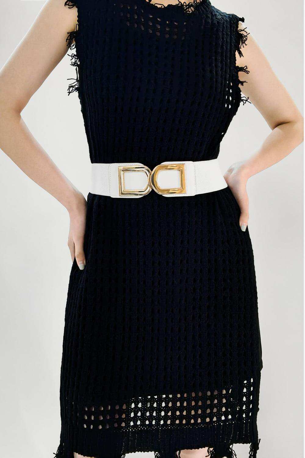 Double D Buckle PU Belt - Trendsi - Flyclothing LLC