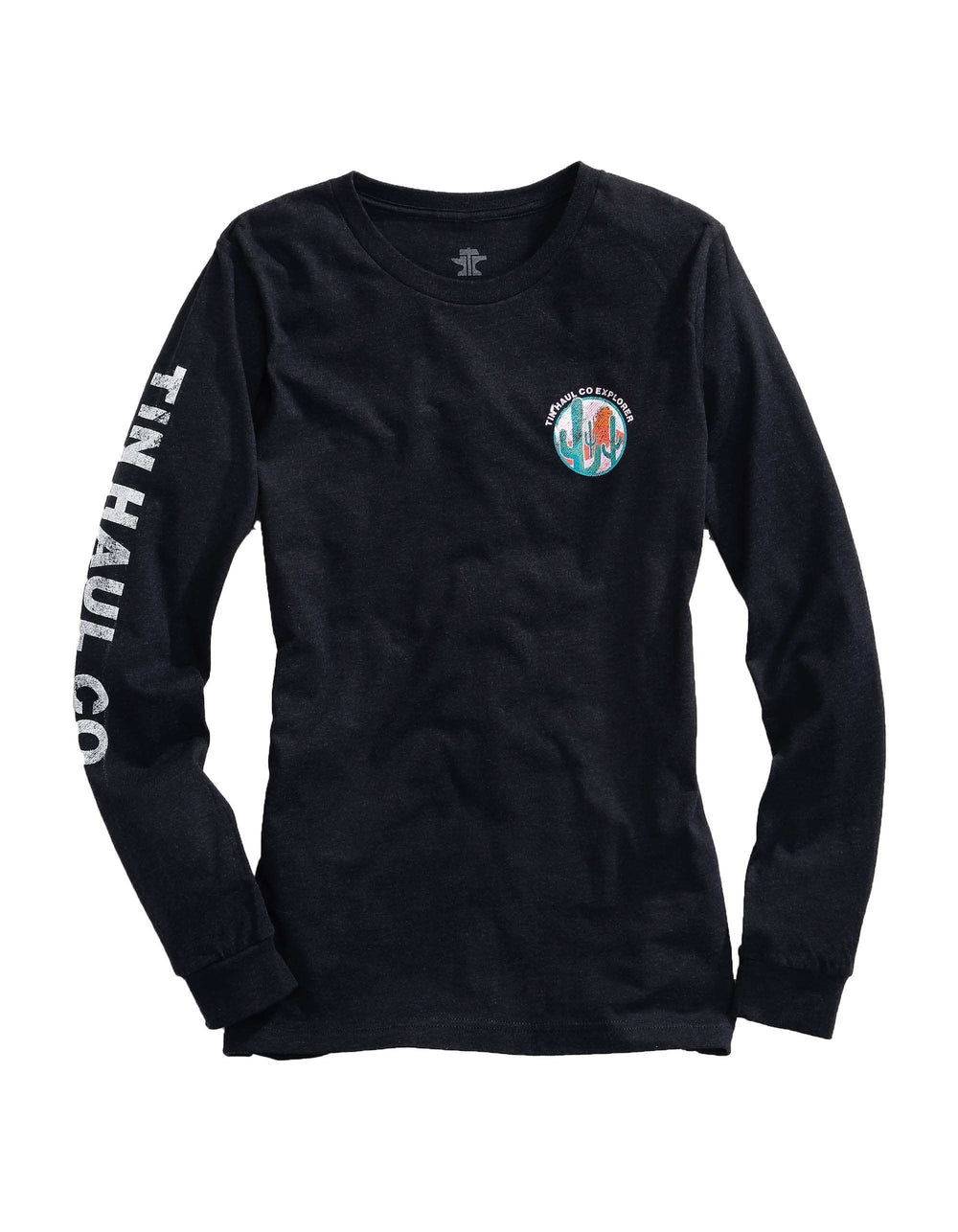 Tin Haul WOMENS LONG SLEEVE KNIT TIN HAUL EXPLORER SCREEN PRINT SHIRT - Tin Haul - Flyclothing LLC