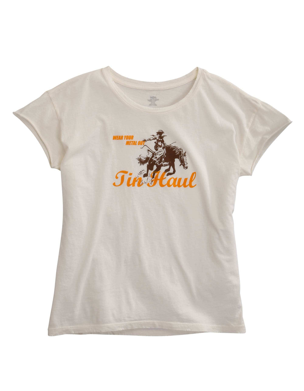 Tin Haul WOMENS LONG SLEEVE KNIT LADY HORSERIDER WEAR YOUR METAL OUT SHIRT - Tin Haul - Flyclothing LLC