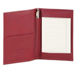 Scully Leather Red Soft Plonge Leather Folding Jotter - Scully Leather - Flyclothing LLC
