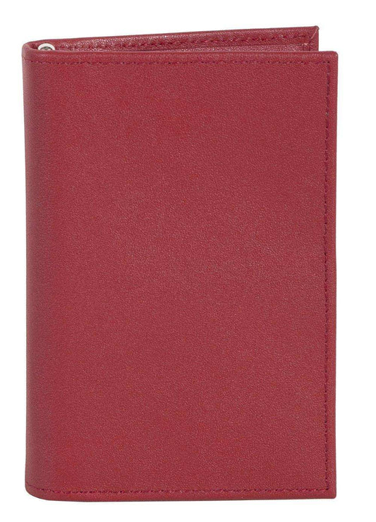 Scully Leather Red Soft Plonge Leather Folding Jotter - Scully Leather - Flyclothing LLC