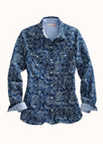 Tin Haul WOMENS LONG SLEEVE SNAP LUCKY PAISLEY PRINT WESTERN SHIRT - Tin Haul - Flyclothing LLC