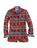 Tin Haul WOMENS DASH AZTEC PRINT LONG SLEEVE SNAP SHIRT - Tin Haul - Flyclothing LLC
