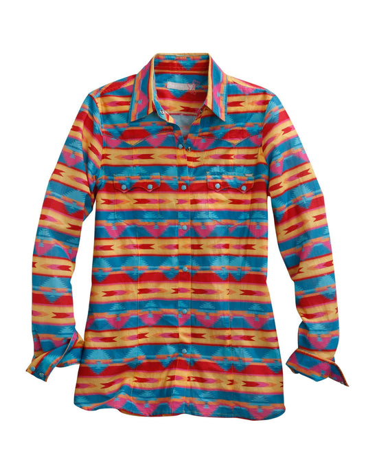 Tin Haul WOMENS LONG SLEEVE BLOUSE - Tin Haul - Flyclothing LLC