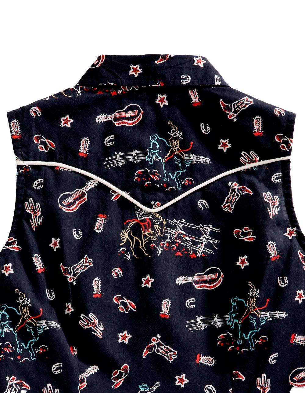 Tin Haul WOMENS SLEEVELESS SNAP ABOUT THE WEST PRINT WESTERN SHIRT - Tin Haul - Flyclothing LLC