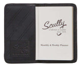 Scully Leather Black Soft Plonge Leather Personal Phone/Address - Scully Leather - Flyclothing LLC