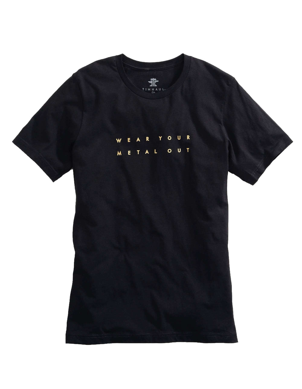 Tin Haul MENS KNIT WEAR YOUR METAL OUT FRONT ANVIL ON BACK T-SHIRT - Tin Haul - Flyclothing LLC