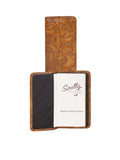 Scully Leather Brown New Tooled Leather Ruled Pocket Notebook - Scully Leather - Flyclothing LLC