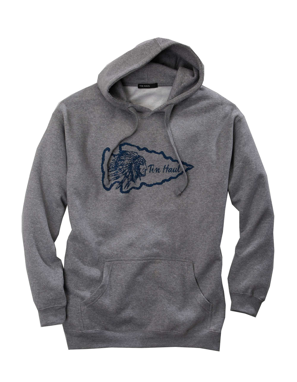 Tin Haul MENS TIN HAUL INDIAN ARROWHEAD SCREEN PRINT CHARCOAL GREY SWEATSHIRT - Tin Haul - Flyclothing LLC