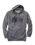 Tin Haul MENS TIN HAUL INDIAN ARROWHEAD SCREEN PRINT CHARCOAL GREY SWEATSHIRT - Tin Haul - Flyclothing LLC