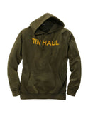 Tin Haul MENS TIN HAUL WORDING IN GOLD OLIVE SWEATSHIRT - Tin Haul - Flyclothing LLC