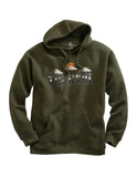 Tin Haul MENS TIN HAUL MOUNTAIN CAPS GREEN SWEATSHIRT - Tin Haul - Flyclothing LLC