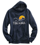 Tin Haul WOMENS SUNSET MOUNTAIN SCREEN PRINT HOODIE NAVY SWEATSHIRT - Tin Haul - Flyclothing LLC