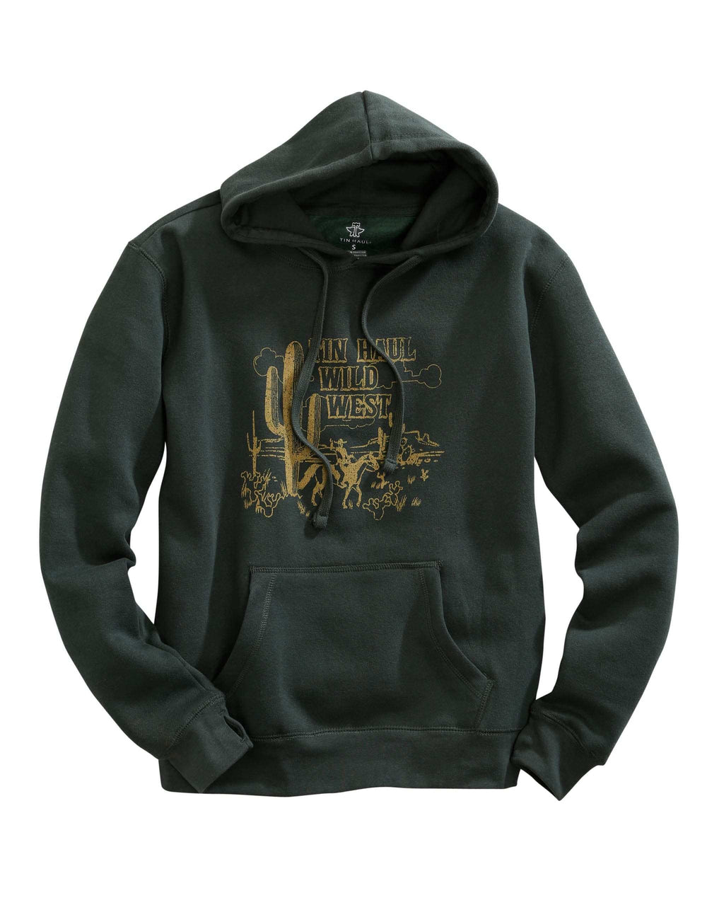 Tin Haul WOMENS TIN HAUL WILD WEST SCREEN PRINT GREEN SWEATSHIRT - Tin Haul - Flyclothing LLC
