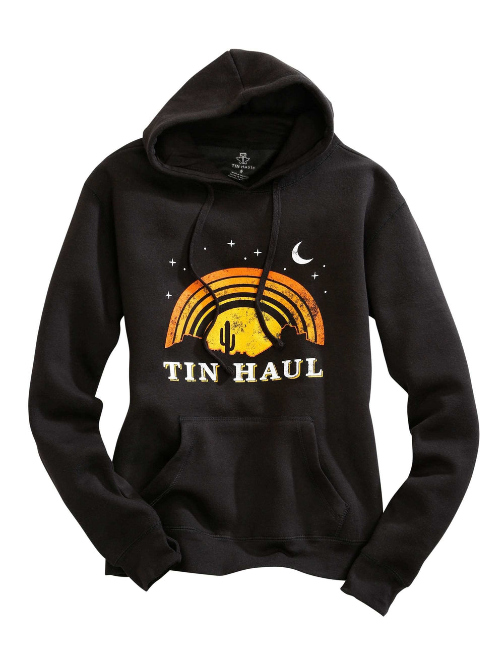 Tin Haul WOMENS TIN HAUL UNDER THE NITE SKY PRINT BLACK SWEATSHIRT - Tin Haul - Flyclothing LLC